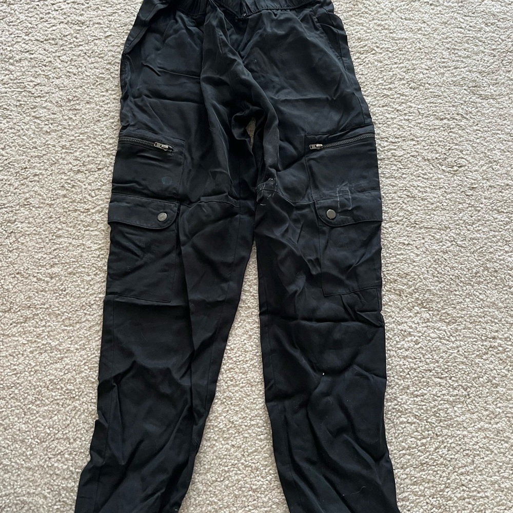 Black Cargo Pants